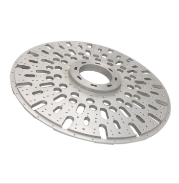 Passivation stainless steel cnc machining silver machine special flange base A10